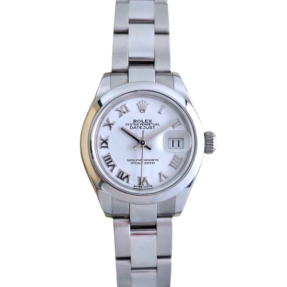 Rolex Lady-Datejust 28 White Roman 279160
