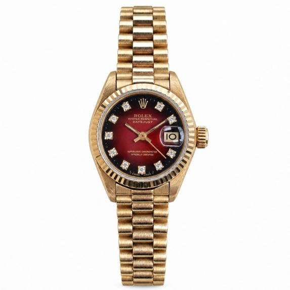 Rolex Lady-Datejust 26 Red Ombre Diamond Dial 69178G