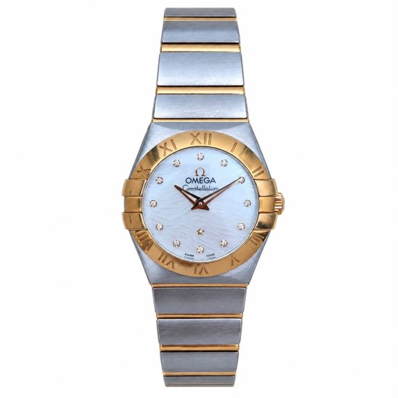 Omega Constellation Manhattan 25 MOP Diamond Dial