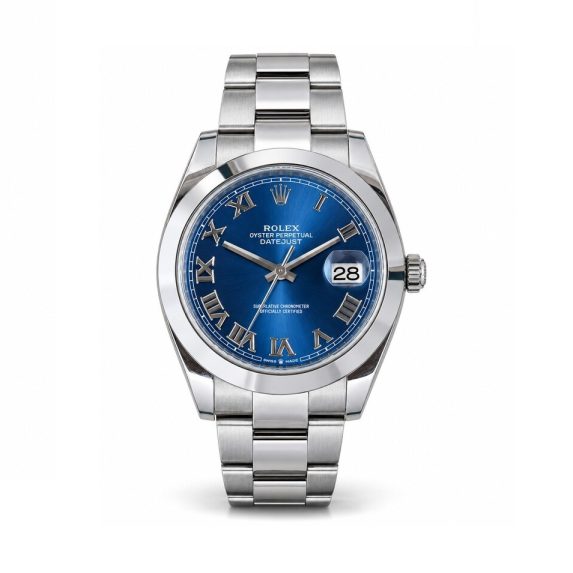 Rolex Datejust 41 126300 Blue Azzurro Roman Dial