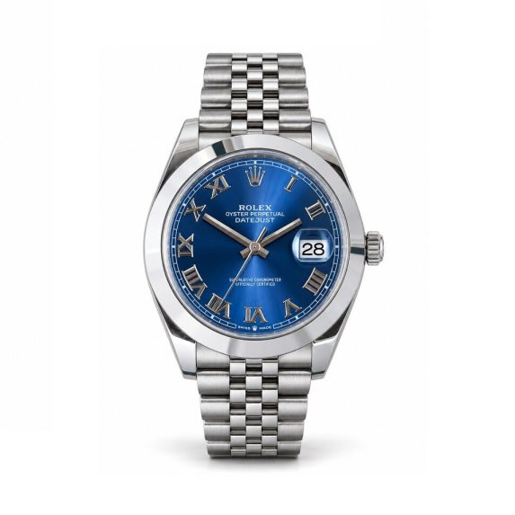 Rolex Datejust 41 126300 Jubilee Blue Azzurro Roman Dial