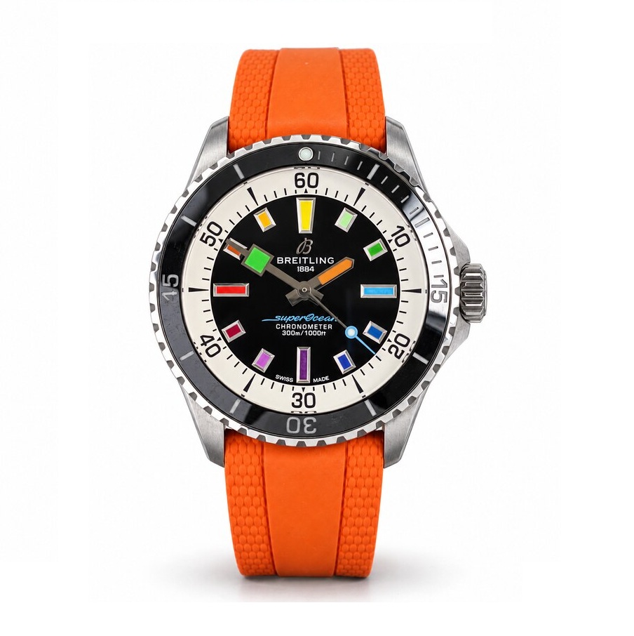 Breitling Superocean Rainbow Dial 42mm A17375