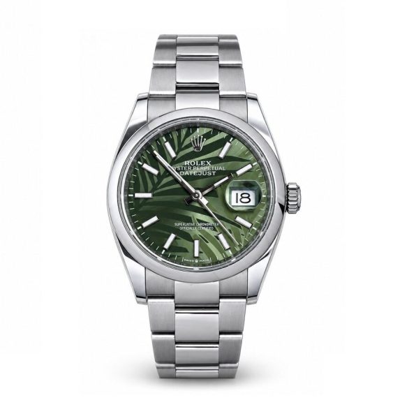 Rolex Datejust 36 126200 Green Palm Motif 2024