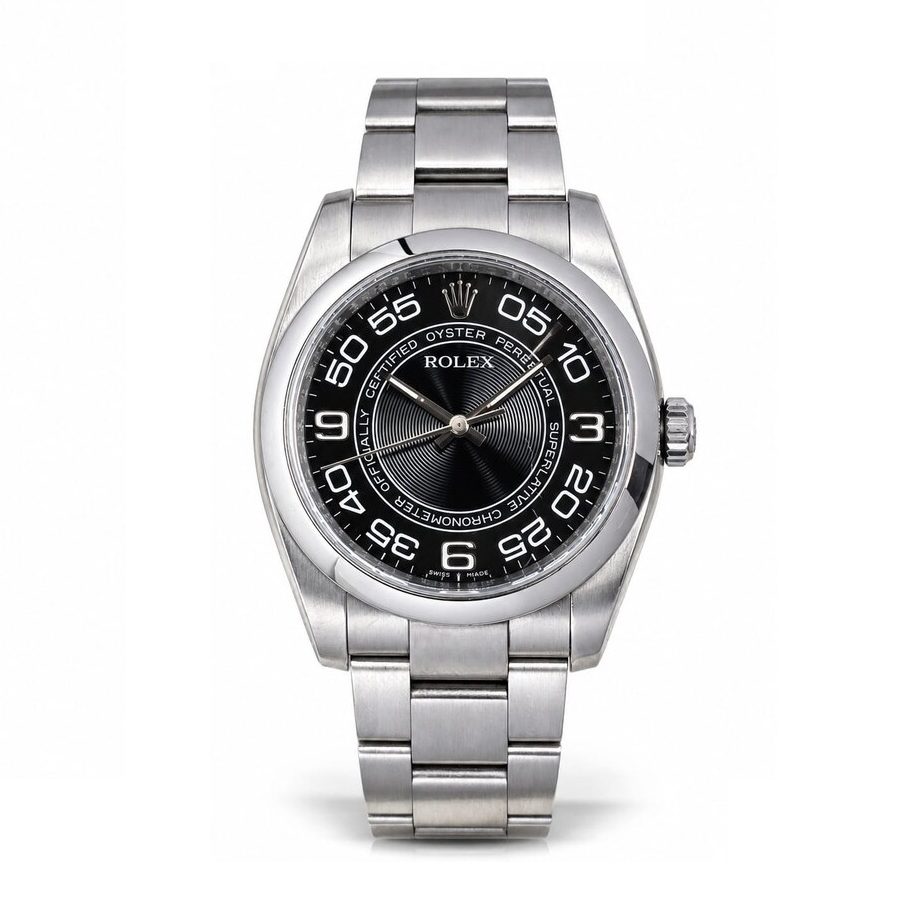 Rolex Oyster Perpetual 36 Black Concentric Dial 116000