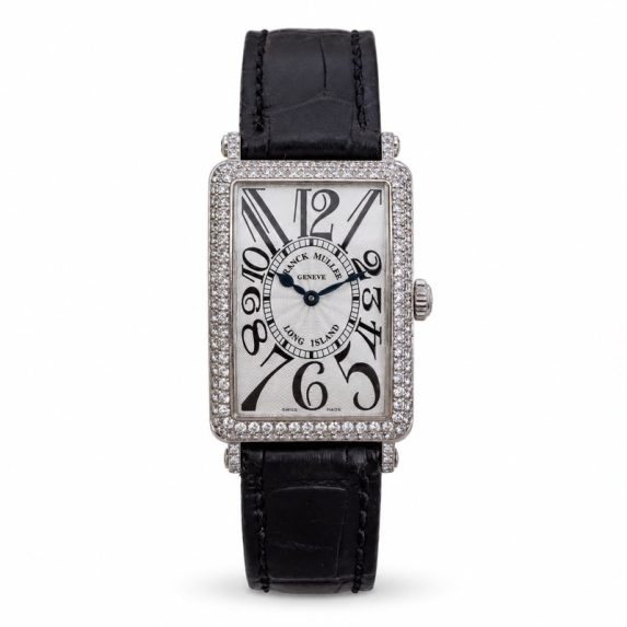 Franck Muller Long Island White Gold Factory Diamonds 902QZ