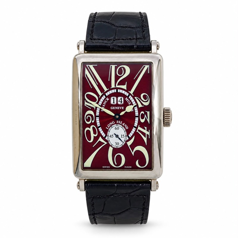 Franck Muller Long Island Grand Guiche White Gold