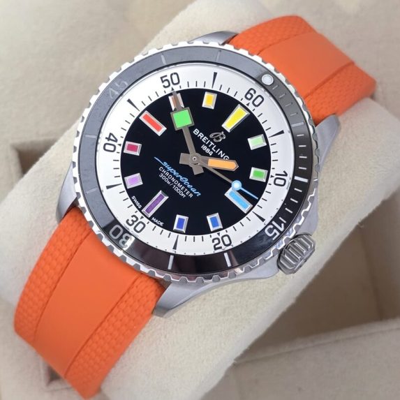 Breitling Superocean Rainbow Dial 42mm A17375