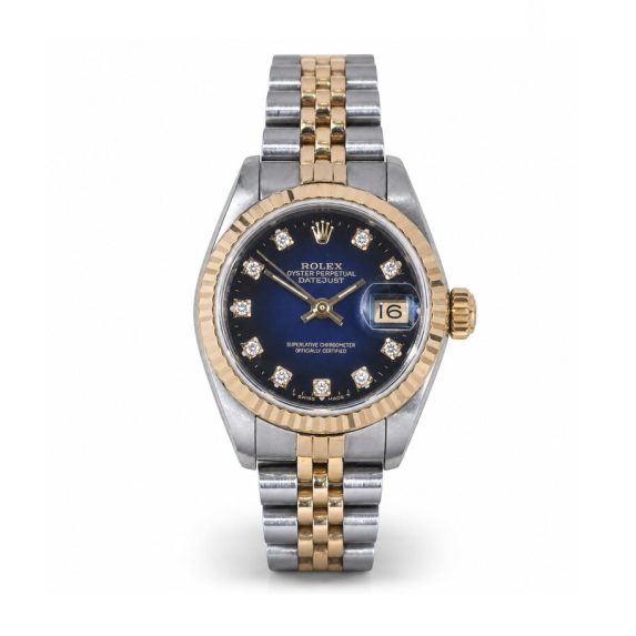 Rolex Lady-Datejust 26MM Blue Vignette Dial